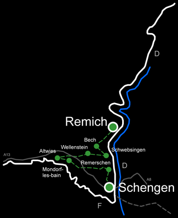 Carte Itinéraire Musel II